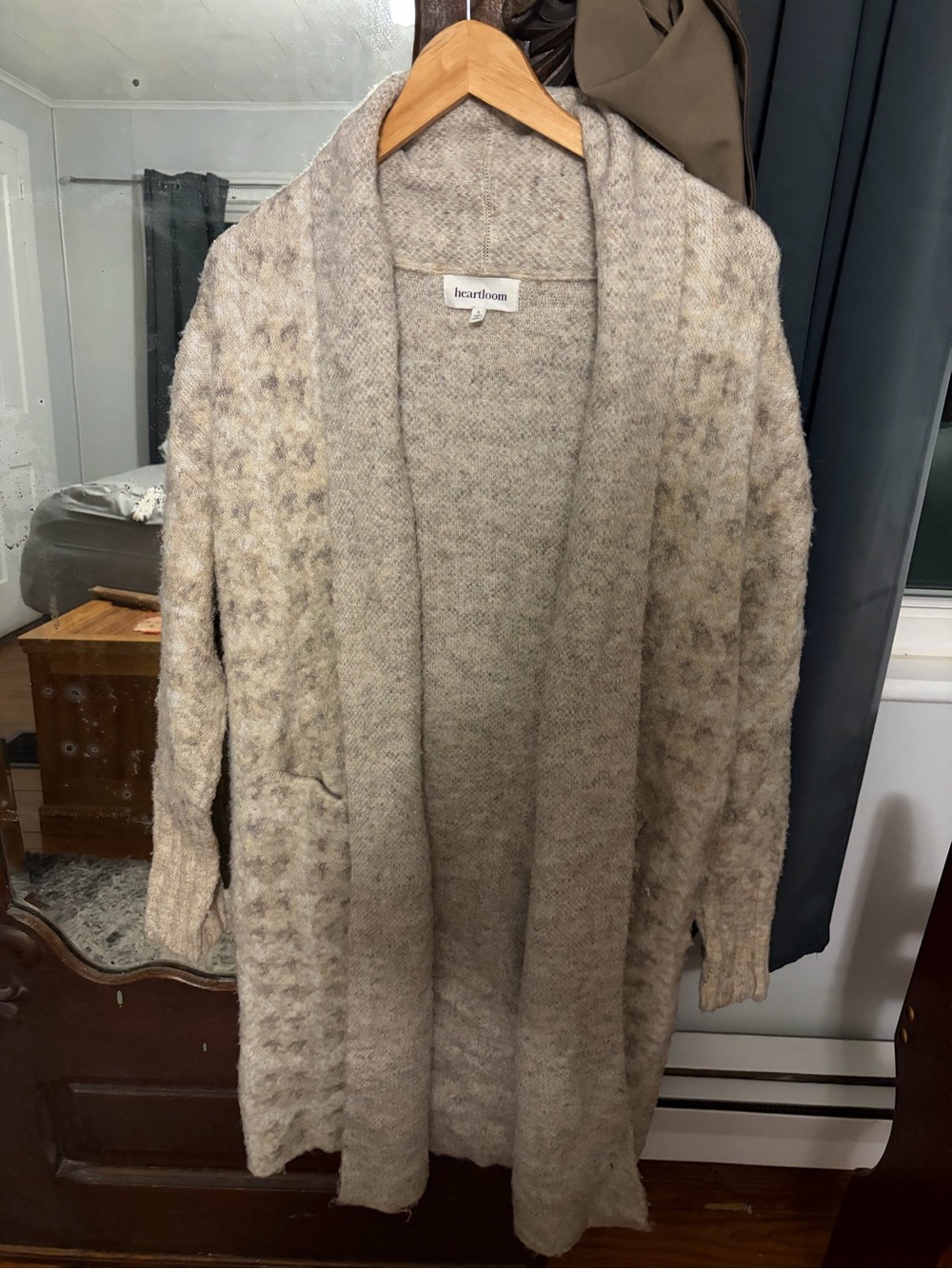 Heartloom Oatmeal Cream Open-Front Knit Cardigan